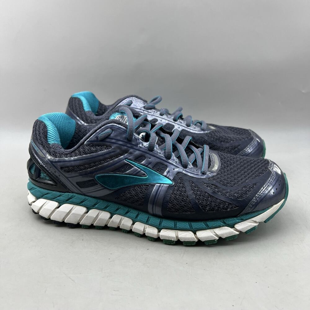 Brooks Ariel 16 Running Shoes Women Size 8.5 EE Wide Blue Mesh Comfort Sneakers